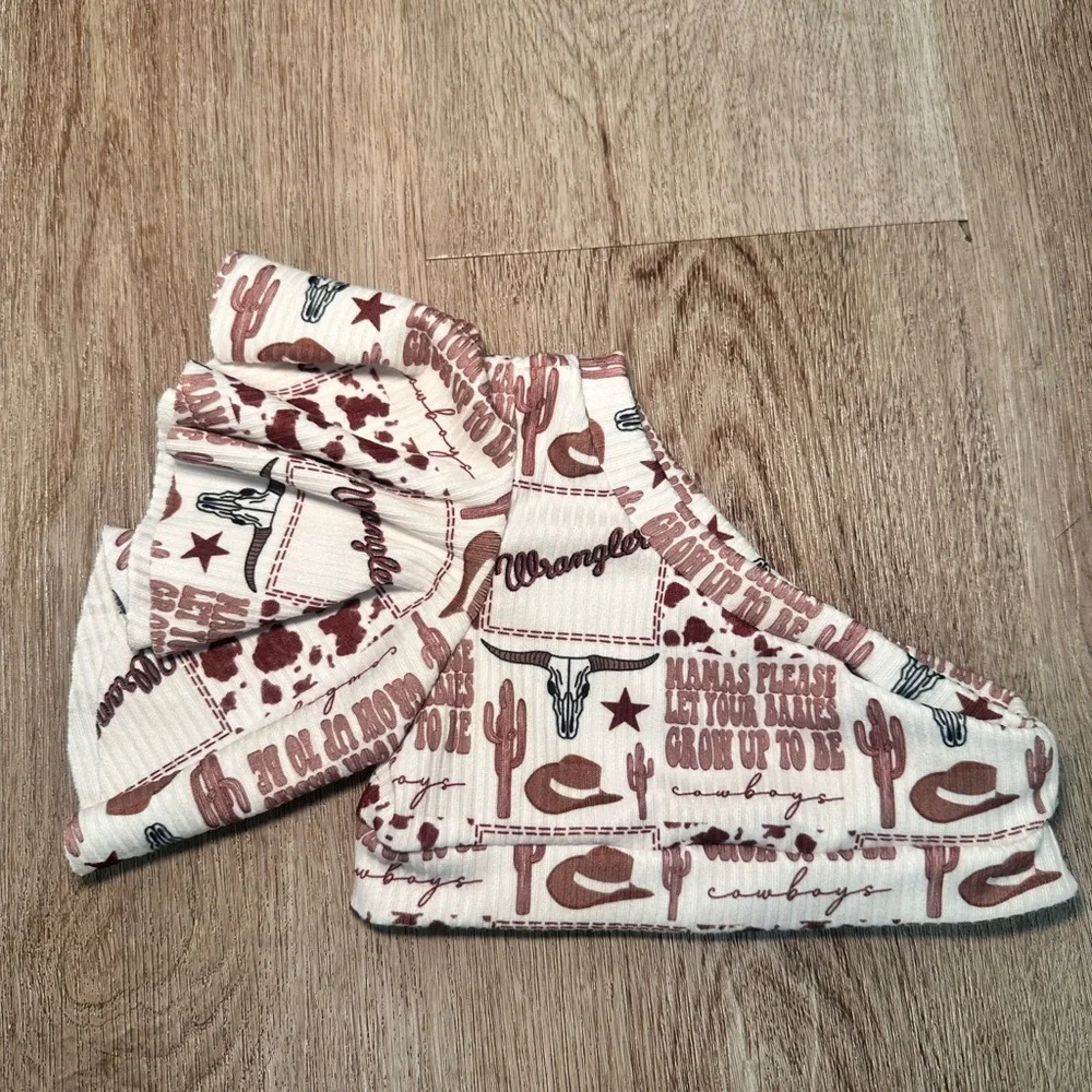 Kids Western Print Outfit